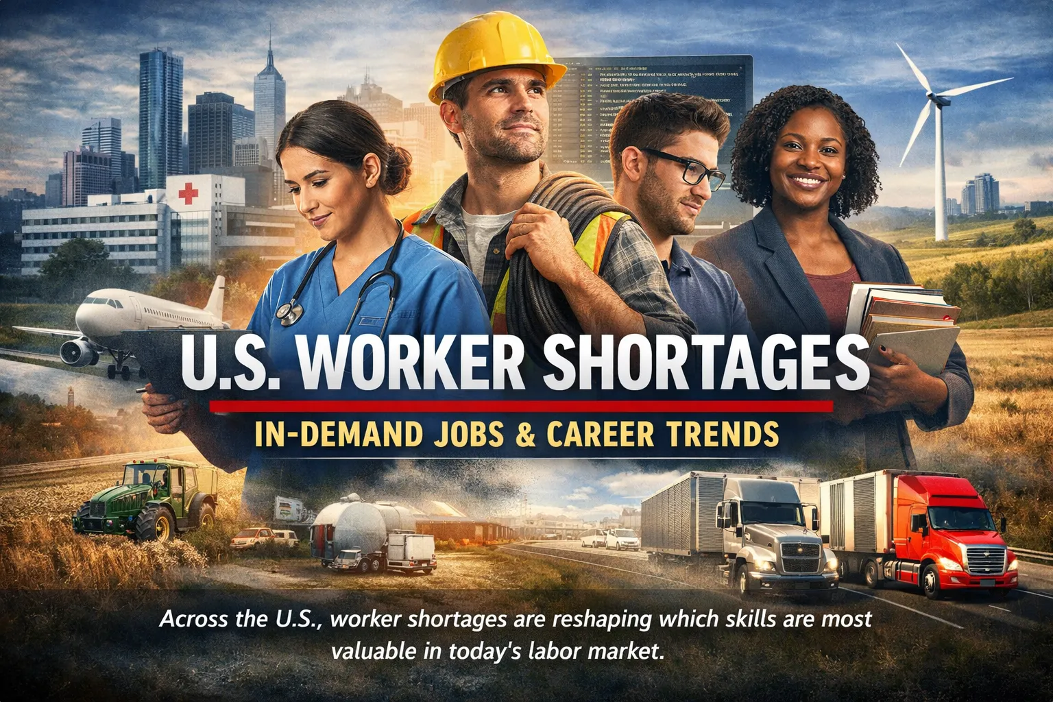 U.S. Worker Shortages and High-Demand Jobs Across Key Industries