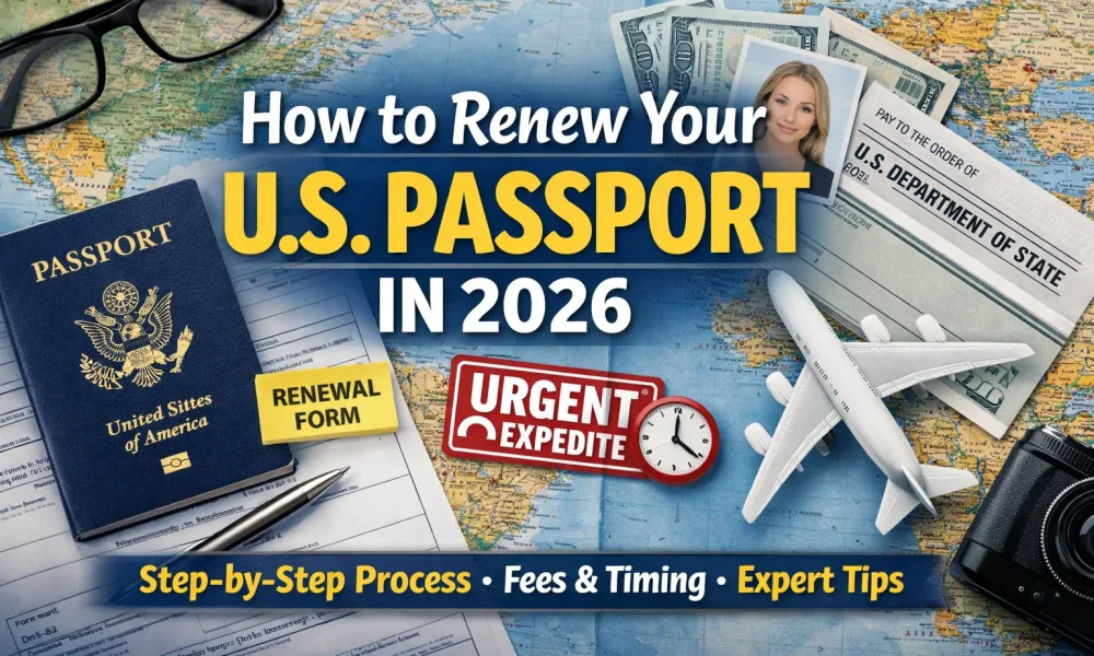 How to Renew Your U.S. Passport in 2026 – Step-by-Step Guide