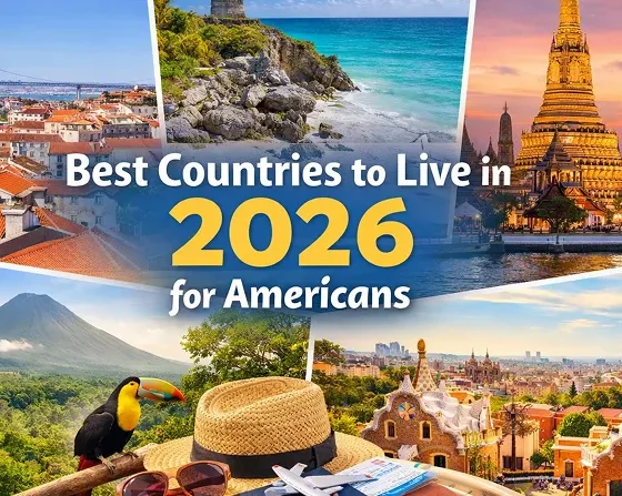 Collage of Portugal, Mexico, Thailand, Costa Rica, Spain