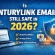 CenturyLink email safety graphic with laptop, shield, and phishing alert